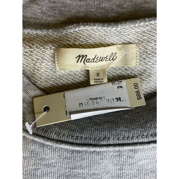 NWT Madewell Ikebana Fiore Embroidered Mainstay Crewneck Sweatshirt - Picture 5 of 10